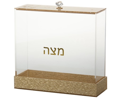 Passover matzah holder clear - matzah,